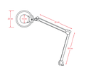 EXPAND TABLE Lampe Loupe - dimensions