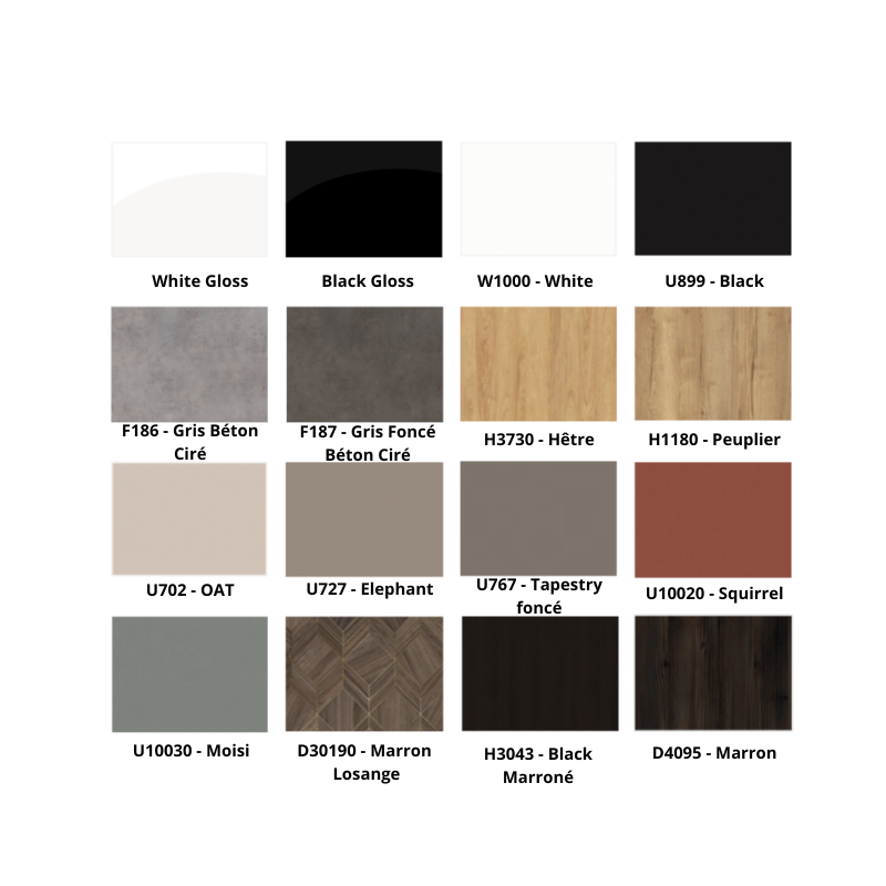 MALI I Bac Shampoing - nuancier laminé