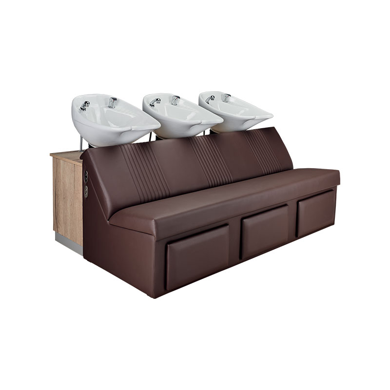 MALI SOFA RELAX Bac Shampoing 3 Places - marron - Malys Equipements