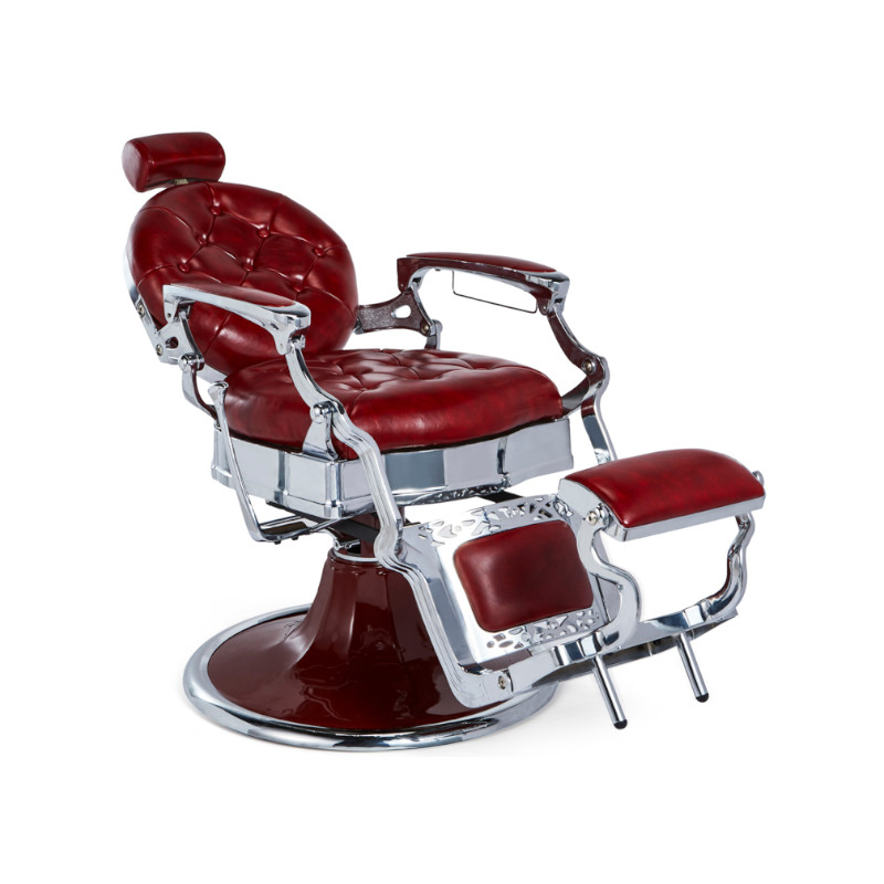 KIRK RED Fauteuil barbier allongé - Malys Equipements