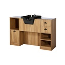 OKE 4 BR Coiffeuse barbier - Bois clair