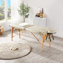 Table Pliante en Bois ARIA - Ivoire