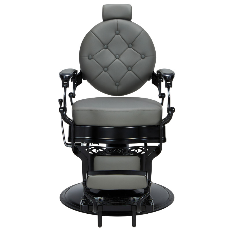 CHECK GY GREY Fauteuil barbier face - Malys Equipements