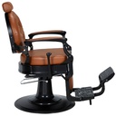 CHECK BROWN Fauteuil barbier profil - Malys Equipements