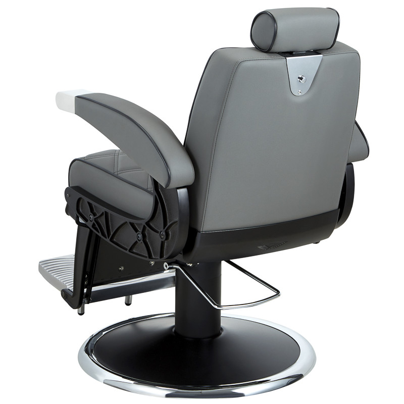 HUGO GREY Fauteuil barbier dos - Malys Equipements