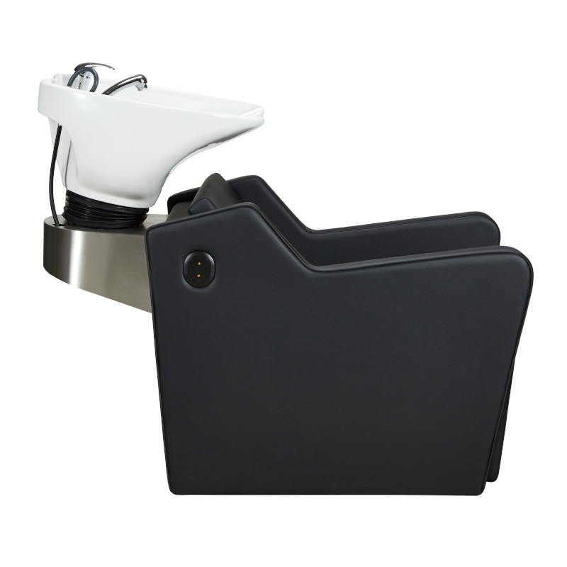 YANNIK B Bac Shampoing Relax - vasque blanche profil - Malys Equipements