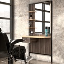 DREAM BLACK Coiffeuse Led ambiance espace barbier - Malys Equipements