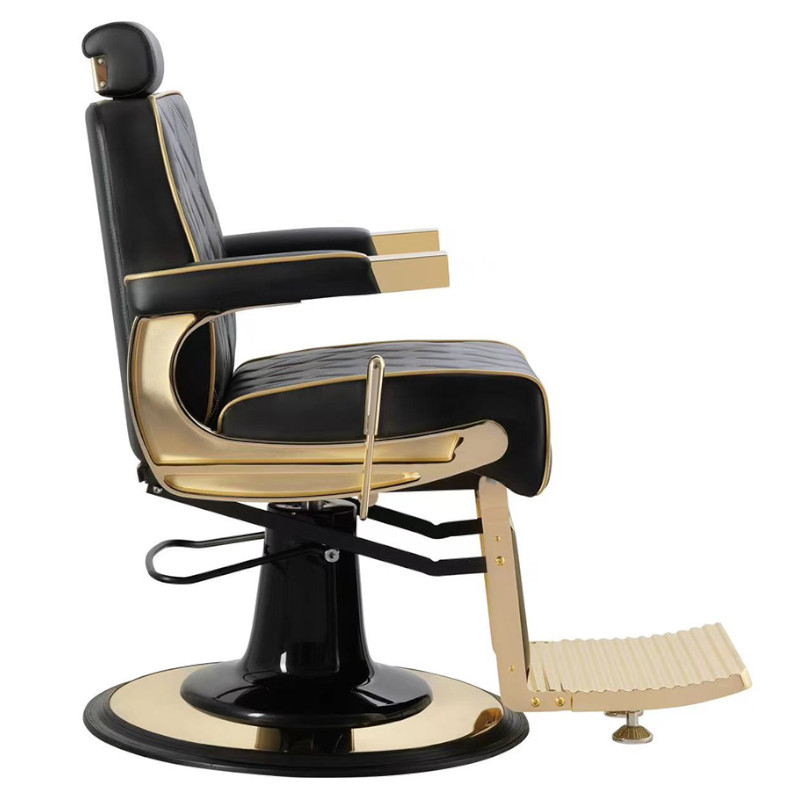 JESSY GOLD Fauteuil Barbier profil - Malys Equipements