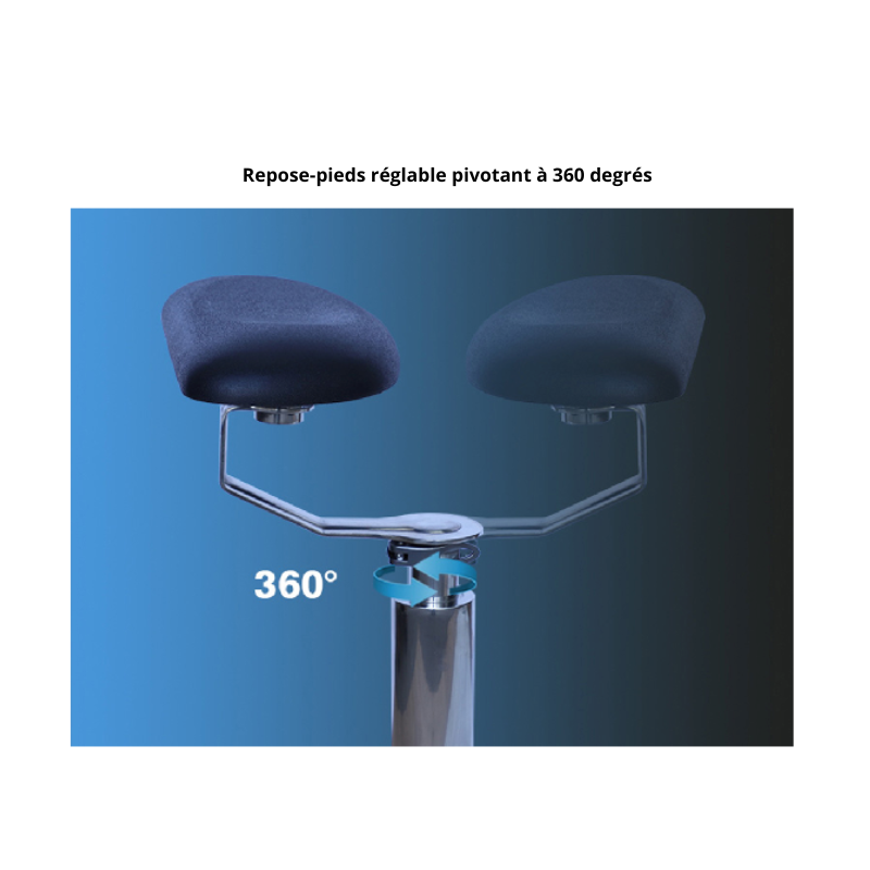 FEET Chaise de Pédicure SPA - Rotation Repose-pieds à 360 Degrés - Malys Equipements