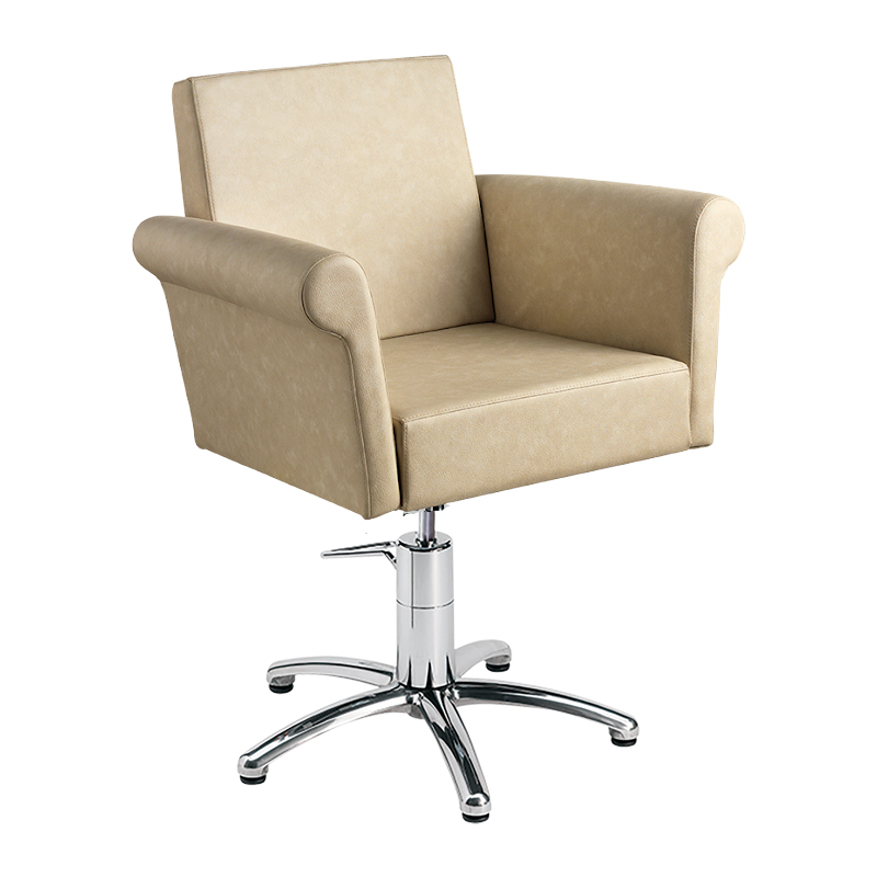 XARA Fauteuil coiffure Beige Base Etoile - Malys Equipements