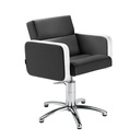 DOMINA Fauteuil coiffure Noir - B53 Base Etoile - Malys Equipements