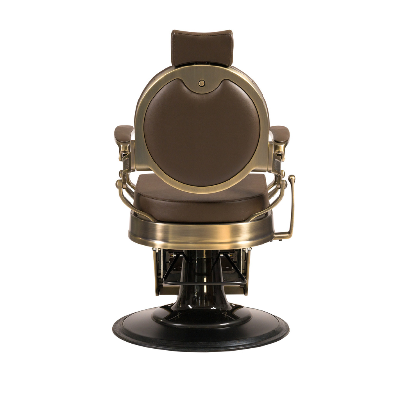 ARCHIE BRONZE Fauteuil Barbier - Vue de Dos - Malys Equipements