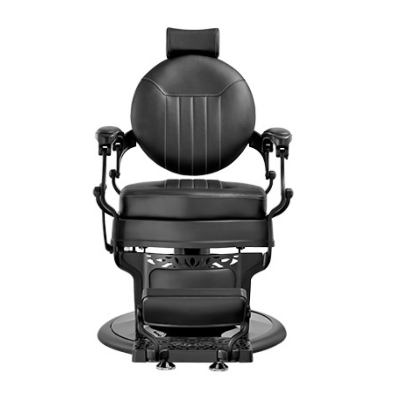 TYLER BLACK Fauteuil Barbier - Vue de Face - Malys Equipements