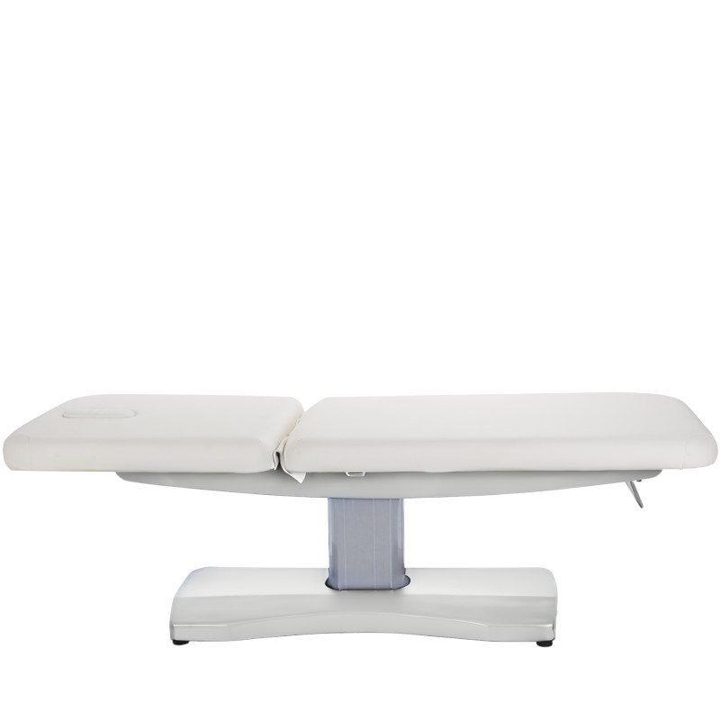 DALIA 2 Table de Soins Esthétique et Massage SPA 2 Moteurs - Position Allongée - Avec Porte-rouleaux inclus - Base stable et Solide - Malys Equipements