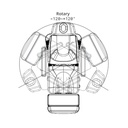 ZENITH Fauteuils de soins Esthétique Electrique - Rotatif - Rotation 120 degrés - Malys Equipements