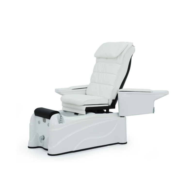 PEDISPA Fauteuil de Pédicure et SPA Massant Blanc - Accoudoirs Rabattables - Malys Equipements