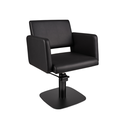 LEA Fauteuil coiffure - Base Carrée Noire - Malys Equipements