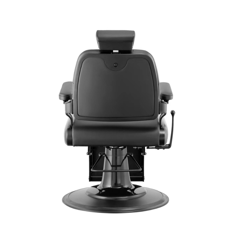 THOR Fauteuil Barbier Noir - Vue de Dos - Malys Equipements