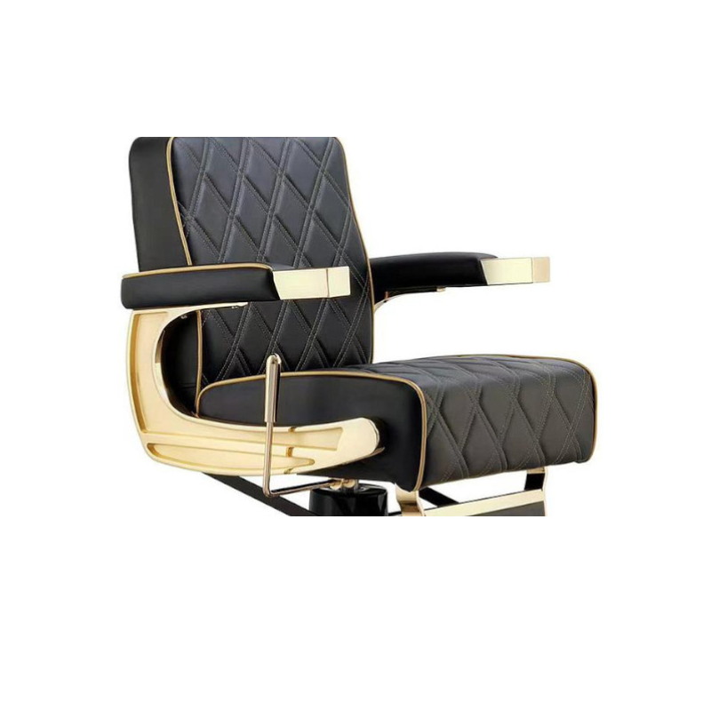 CREW GOLD Fauteuil Barbier - Zoom Surpiqures - Malys Equipements