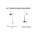 ZENITH Massage Bac Shampoing Allongé - KIT SHIRODHARA BALANCE - Malys Equipements