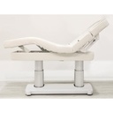 Table_de_massage-et-SPA-chauffante-base-claire-_EMOTION - position matelas chauffant plié - position assise - Mobilier -esthétique-meuble-esthétique