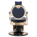 ARCHIE GOLD BLEU Fauteuil Barbier - vue de dos - mobilier barbier - meuble barbier - malys equipements