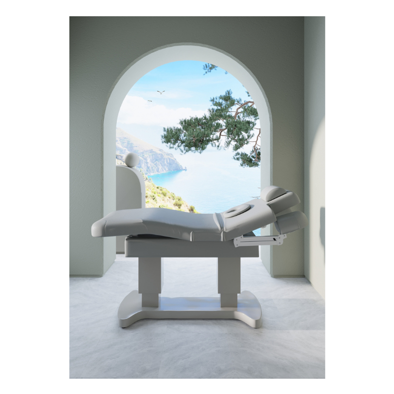 SUPREME Table de Massage et de Soins Électrique Chauffante - Ambiance Institut de Beauté - Malys Equipements