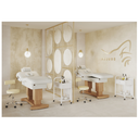 SUPREME Table de Massage et de Soins Électrique Chauffante - Ambiance Institut de Beauté, vue de face - Malys Equipements