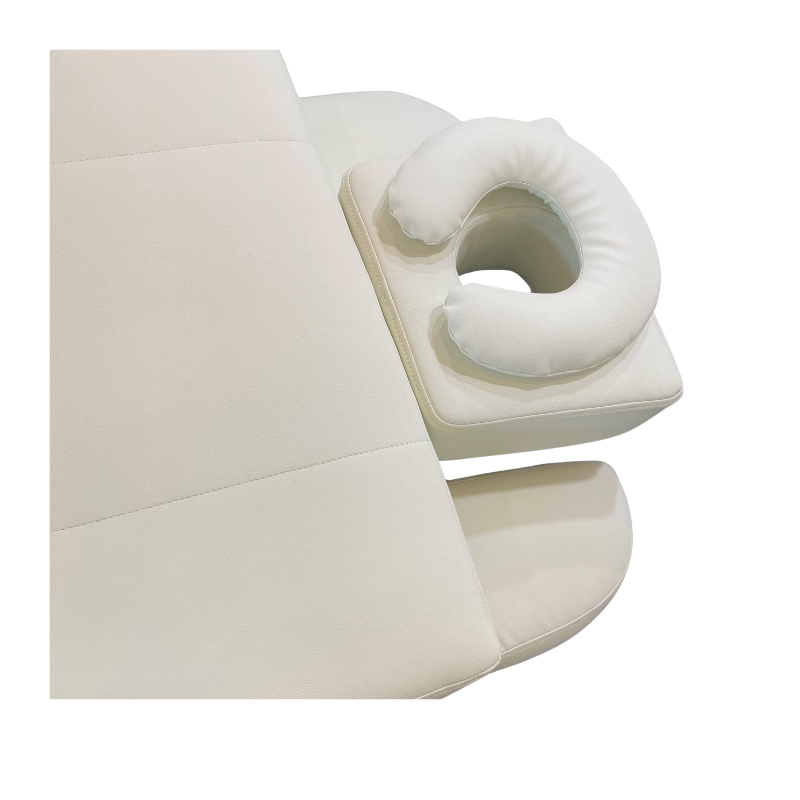 SUPREME Table de Massage et de Soins Électrique Chauffante - Coussin en forme de fer à cheval - Mobilier esthétique - Meuble Esthétique - Malys Equipements