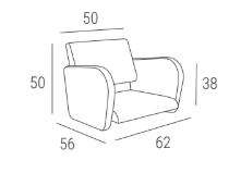 FRANKIE Fauteuil Coiffure