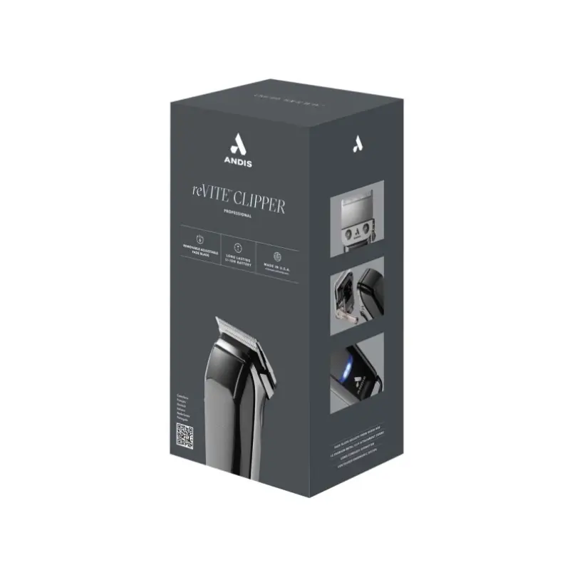 REVITE ANDIS Packaging Tondeuse à cheveux Noire  -  Malys Equipements.webp