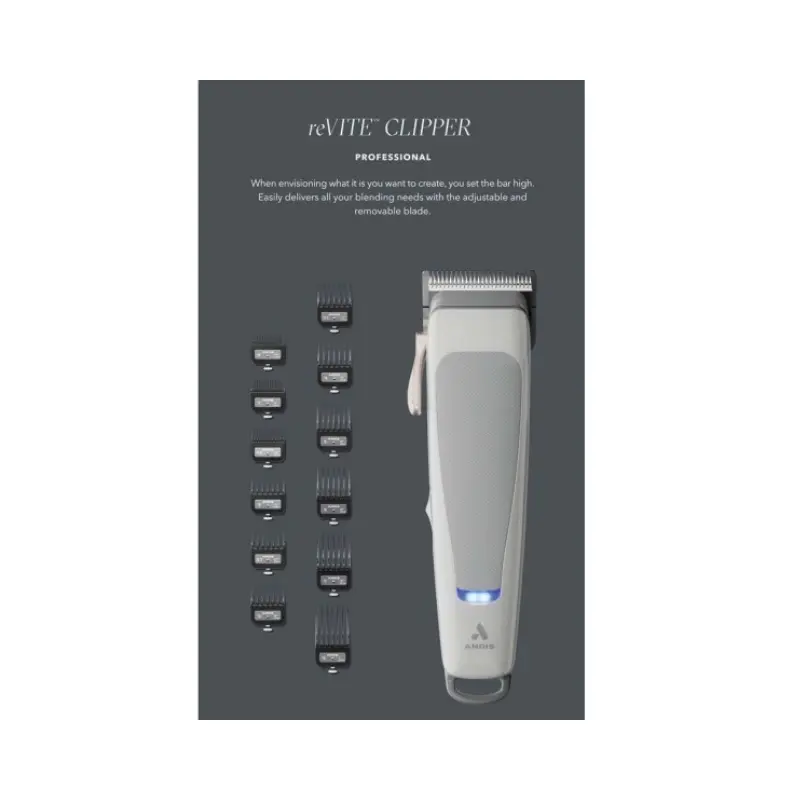 REVITE ANDIS Packaging Tondeuse à cheveux Grise -  Malys Equipements.webp