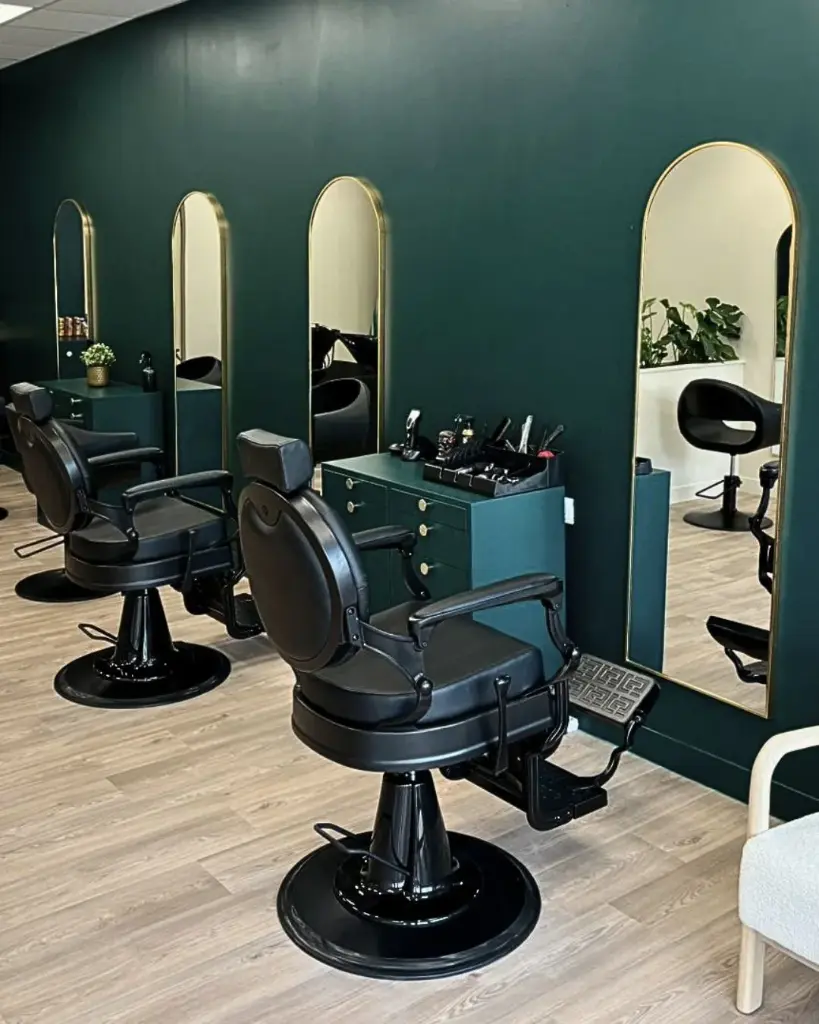 Archie Black Fauteuil Barbier