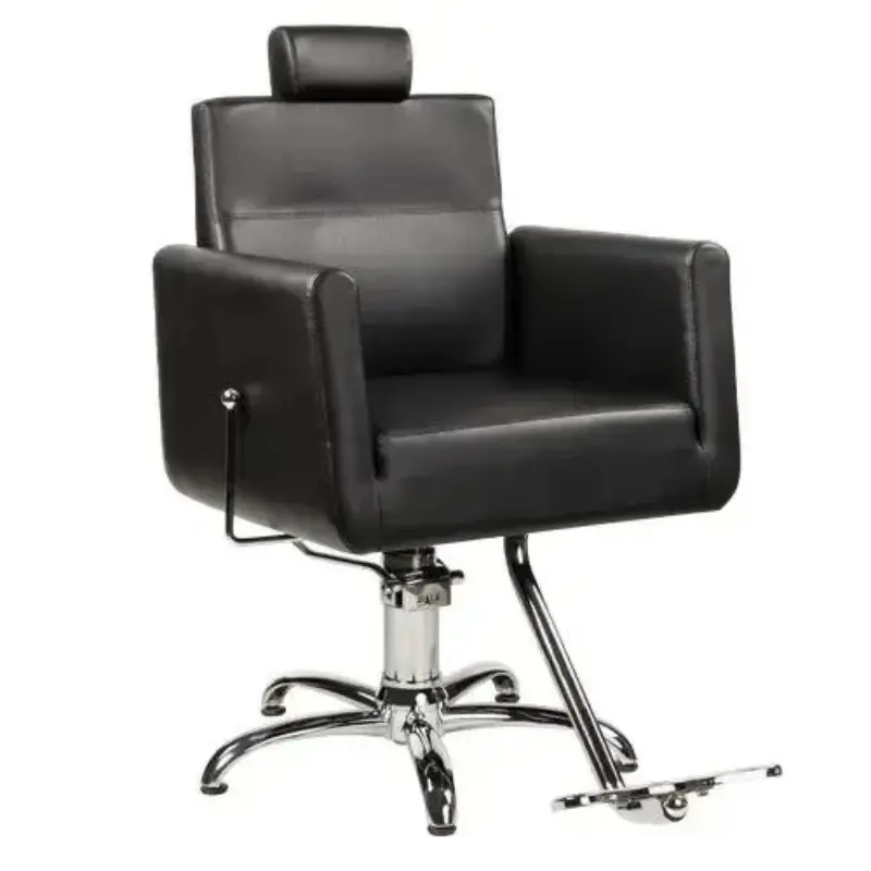 RAY Fauteuil Barbier et de Maquillage - noir vue de face - Malys Equipements