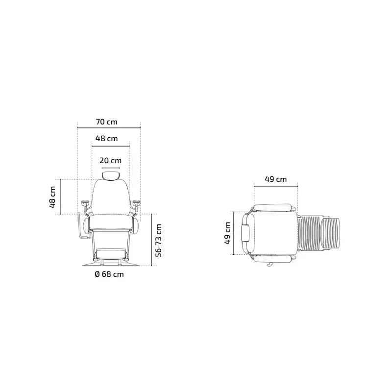 PRINCE-Fauteuil-barbier-dimensions-1---Malys-Equipements.webp