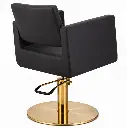 Braid Fauteuil de Coiffure Noir avec base Dorée Malys Equipements