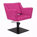 ANOUK BE Rose 16 Fauteuil coiffure Base Carrée Noire.webp