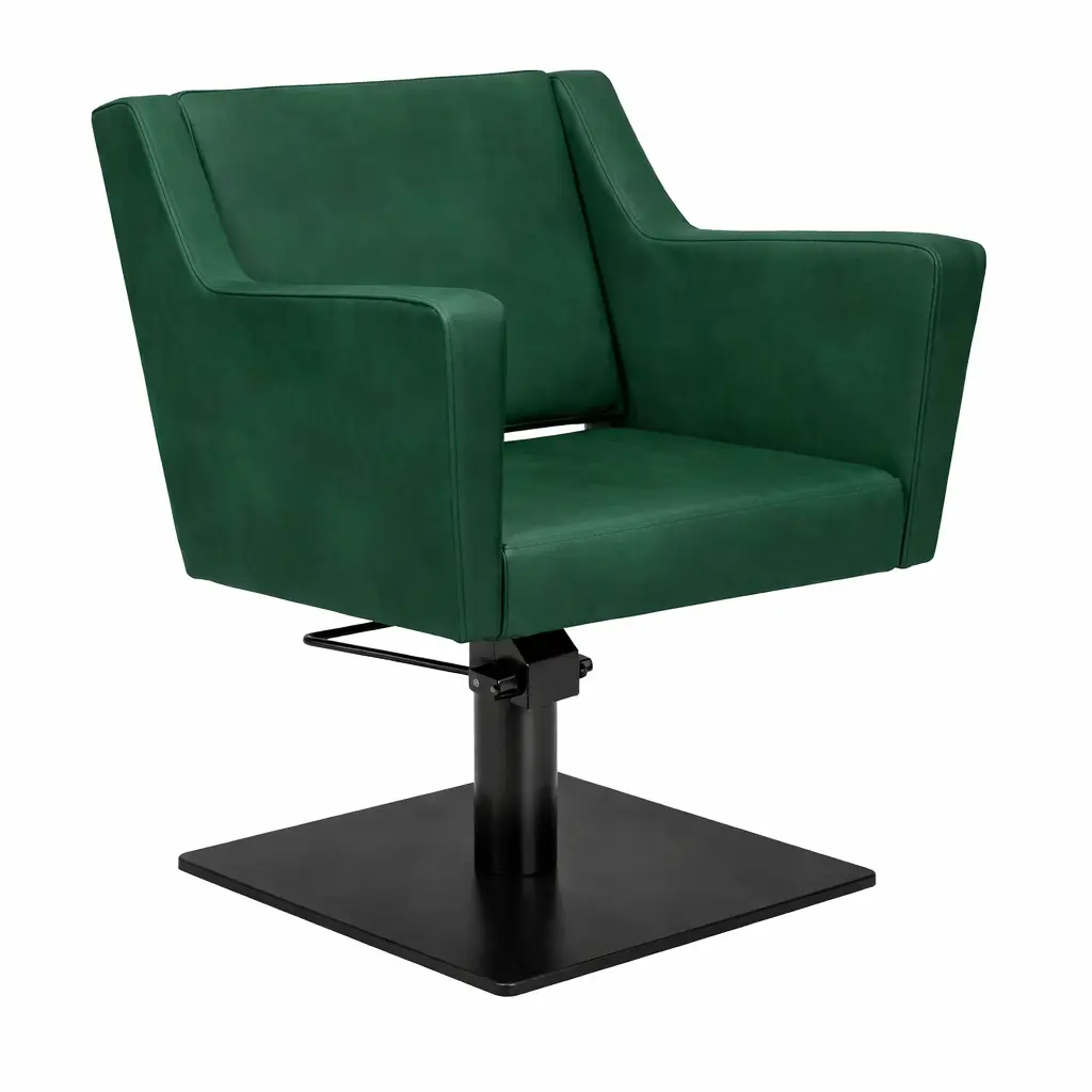 ANOUK BE Vert Sapin 10  Fauteuil coiffure Base Carrée Noire.webp