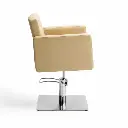 LERA Fauteuil coiffure crème vue Profil.webp