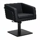 EGAN B Fauteuil coiffure Noir Base Carré Noire  (1).webp