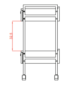 Guéridon_avec_double_tiroir_EASY+_schéma_coté_Malys_Equipements