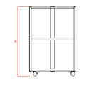 Guéridon_FACILE_schéma_face_Malys_Equipements