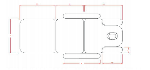 Table_de_Massage_Électrique_COBAL_schéma_haut_Malys_Equipements