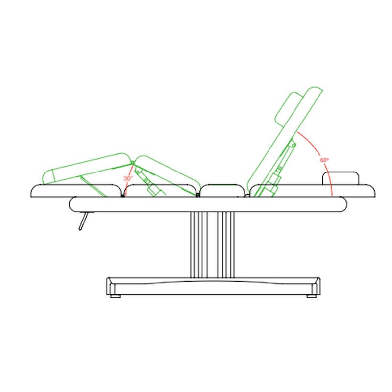 Table Esthétique et Massage Electrique 3 plans - ULNA