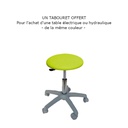 C5533 Table de massage électrique 2 plans Ecopostural - tabouret - Malys Equipements