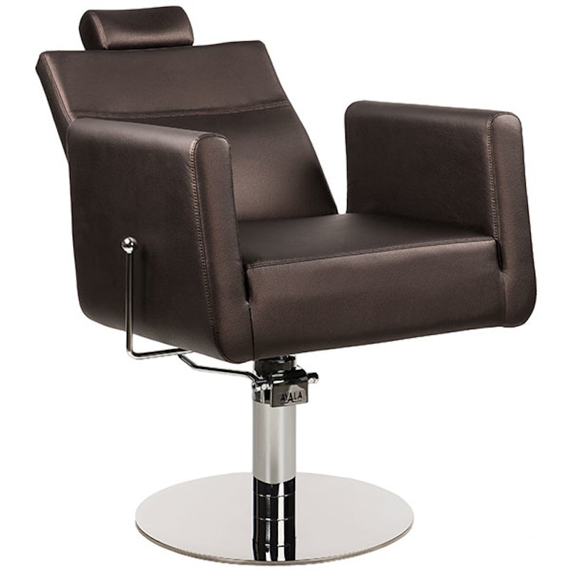 RAY Fauteuil Barbier et de Maquillage - marron allongé - Malys Equipements