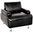 VIP Chaise d'attente - croco noir - Malys Equipements