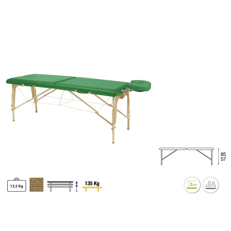 C3208 Table pliante en bois Ecopostural