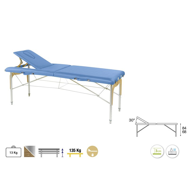 C3309 Table pliante 2 plans Ecopostural