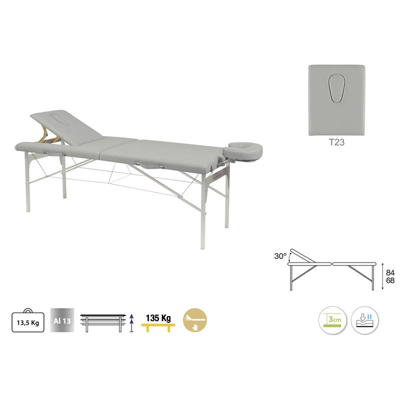 C3410 Table pliante 2 plans Ecopostural